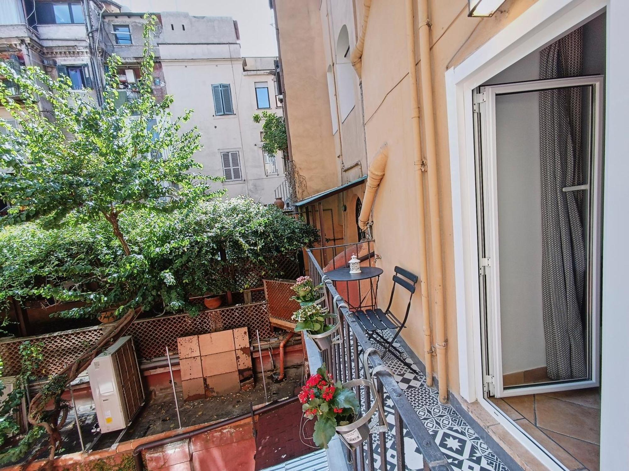 Mini Studio Con Balcone A Piazza Del Popolo Rom Eksteriør billede